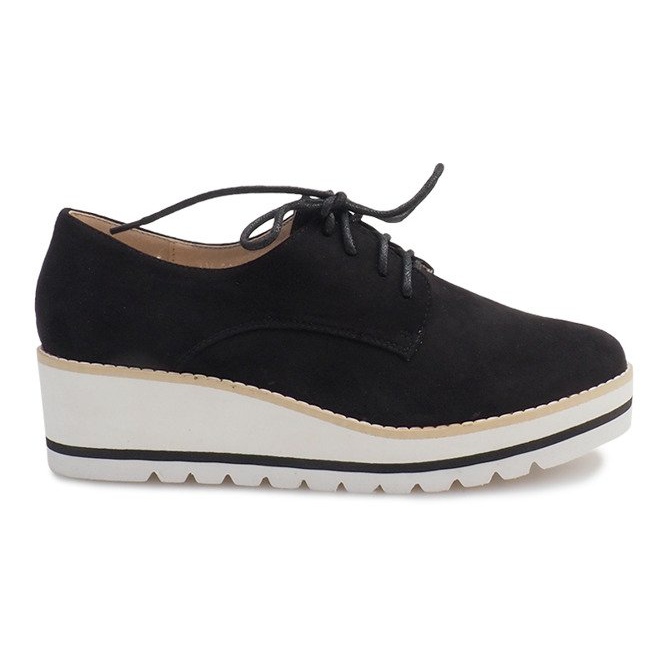 Chaussures De Jazz Sur Un Compensé LM-029 Noir le noir