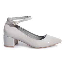 Renda Escarpins gris à talons Soulja Renda Escarpins gris à talons Soulja