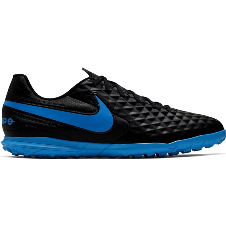 Chaussures de football Tiempo Nike Legend 8 Club Tf M AT6109 004 noir le noir le noir