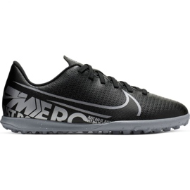 Nike Mercurial Vapor 13 Club Tf Jr AT8177 001 chaussures de football noir le noir le noir