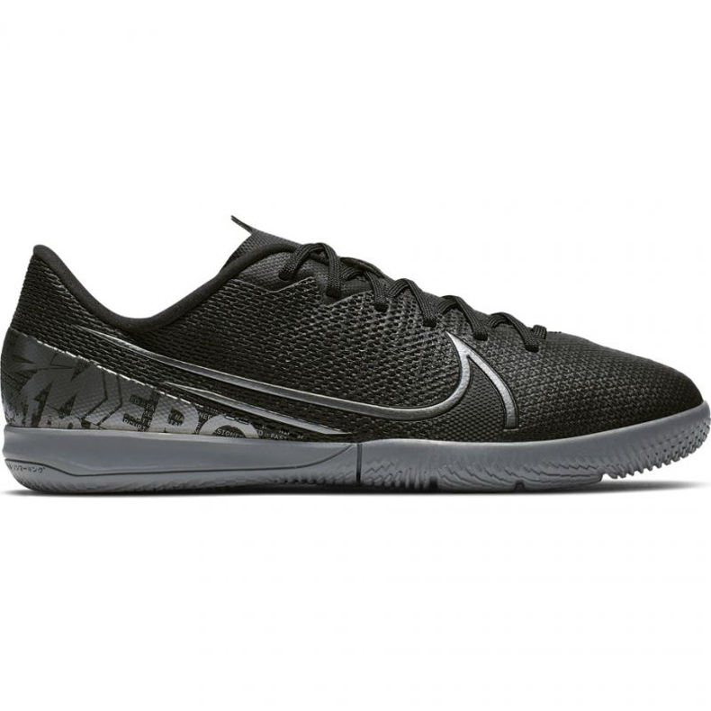Nike Mercurial Vapor 13 Academy Ic Jr AT8137 001 chaussures de football noir le noir le noir