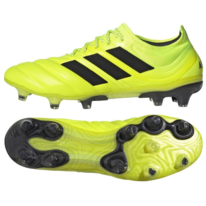 Chaussures de football Adidas Copa 19.1 Fg M F35519 jaune jaune