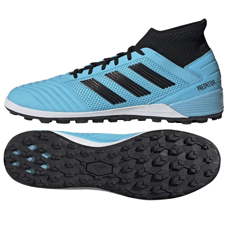 Chaussures de foot Adidas Predator 19.3 Tf M F35626 bleu bleu
