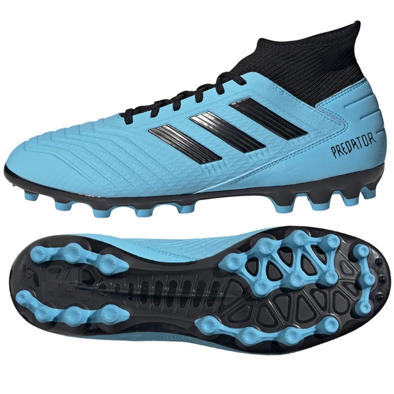 Chaussures de foot Adidas Predator 19.3 Ag M F99990 bleu bleu