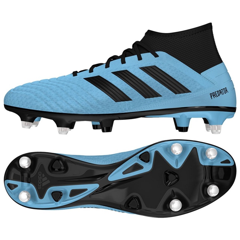 Chaussures de foot Adidas Predator 19.3 Sg M EF8033 bleu bleu Chaussures de foot Adidas Predator 19.3 Sg M EF8033 bleu bleu