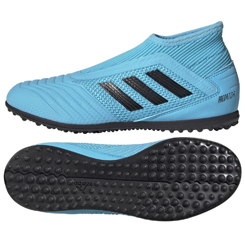 Chaussures de foot Adidas Predator 19.3 Ll Tf Jr EF9041 bleu bleu Chaussures de foot Adidas Predator 19.3 Ll Tf Jr EF9041 bleu bleu