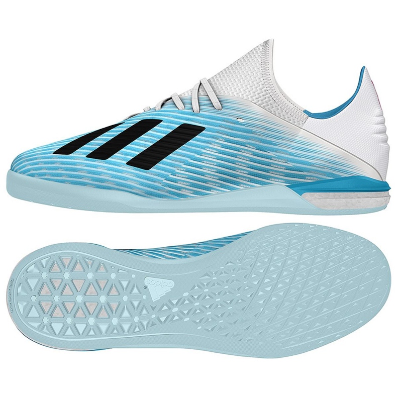 Chaussures d'intérieur adidas X 19.1 In M G25754 bleu bleu