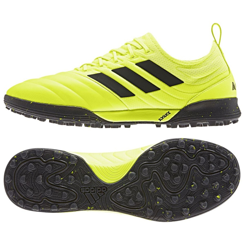 Chaussures de foot Adidas Copa 19.1 Tf M F35511 jaune jaune