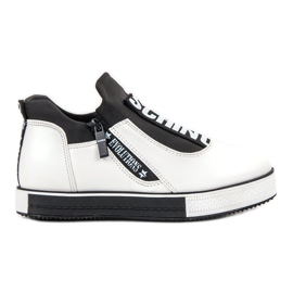 SHELOVET Chaussures pour femmes à la mode blanc noir