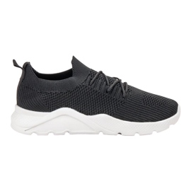 SHELOVET Chaussures de sport à enfiler noir