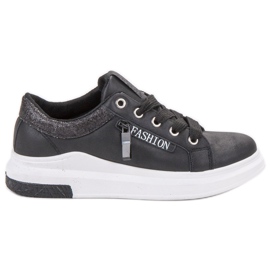 SHELOVET Chaussures de sport à la mode le noir