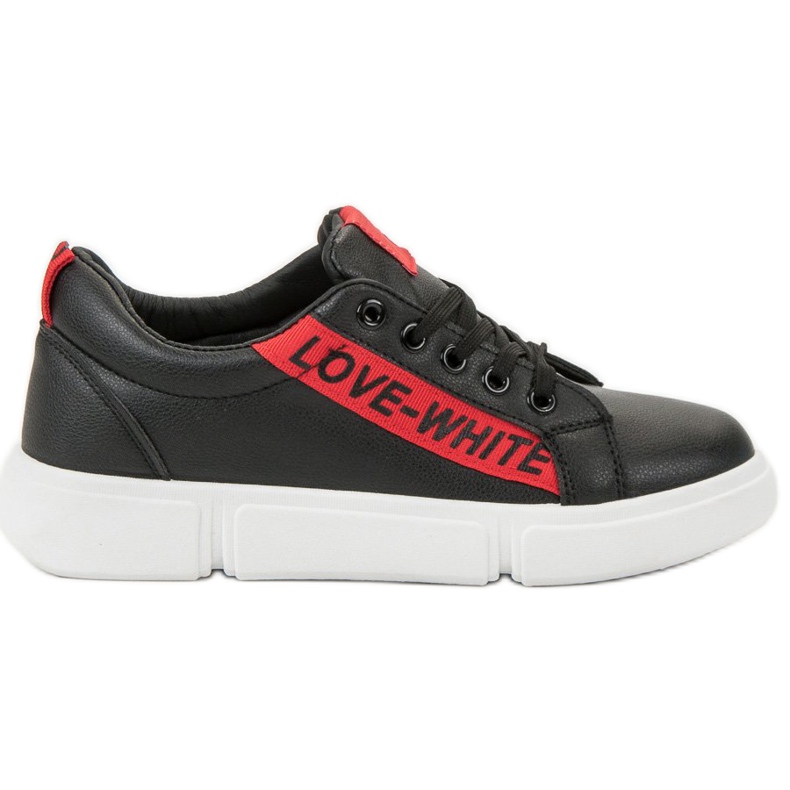 Jumex Aime les chaussures de sport le noir rouge Jumex Aime les chaussures de sport le noir rouge