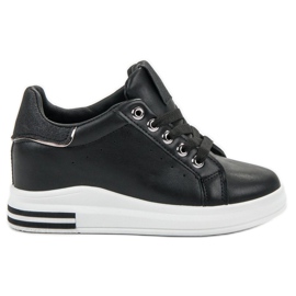 SHELOVET Espadrilles de coin le noir