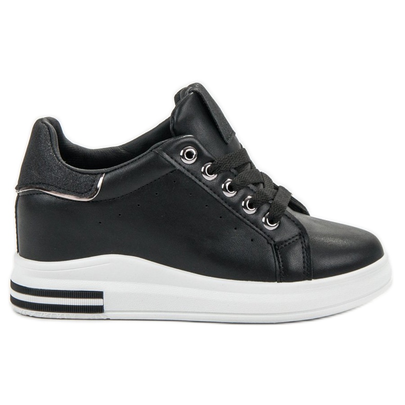 SHELOVET Espadrilles de coin le noir