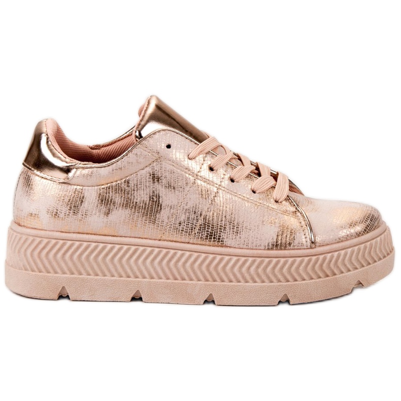 Bestelle Chaussures de sport en or rose jaune