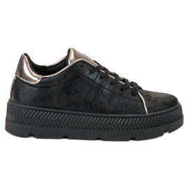 Bestelle Chaussures de sport sur la plate-forme noir