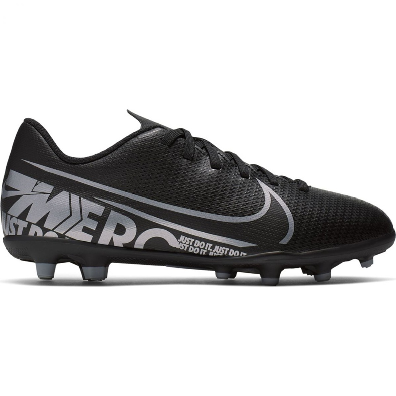 Nike Mercurial Vapor 13 Club FG / MG Jr AT8161 001 chaussures de football noir le noir le noir