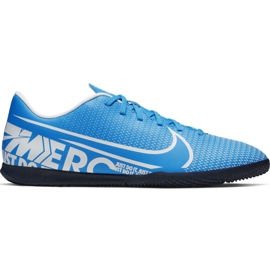 Nike Mercurial Vapor 13 Club Ic M AT7997 414 chaussures de football bleu Nike Mercurial Vapor 13 Club Ic M AT7997 414 chaussures de football bleu