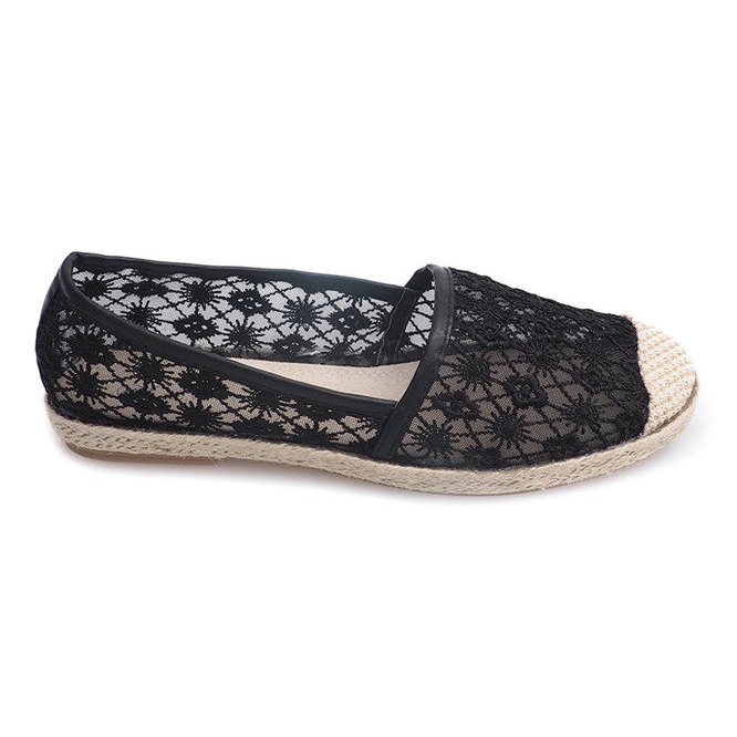 Ballerines Espadrilles YBS136 Noir le noir