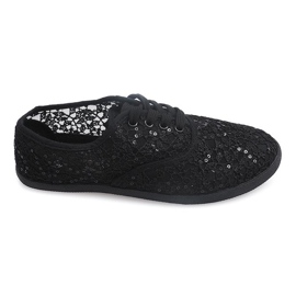 Baskets sneakers Lace Z026 Noir le noir
