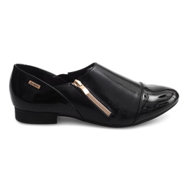 Chaussures à enfiler classiques TL1246 Noir le noir