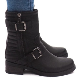 Bottes Chaudes Avec Boucle 14A7181 Noir