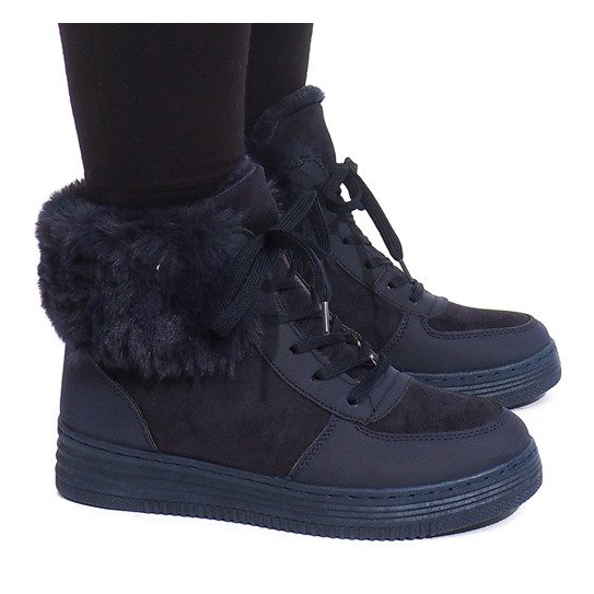 Bottes bien isolées R138 Bleu Marine