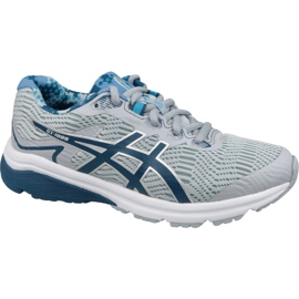 Chaussures de course Asics GT-1000 8 Gs Jr 1014A092-020 gris multicolore