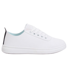 Baskets femme noires et blanches CL33315 Noir