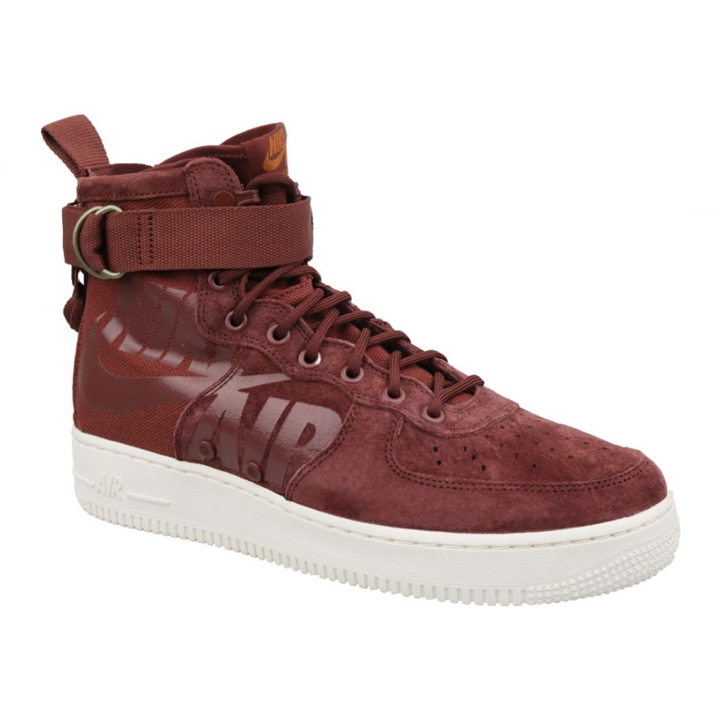 Chaussure Nike Air Force 1 Sf Mid M 917753-202 rouge