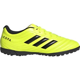 Adidas Copa 19.4 Tf M F35483 chaussures de football jaune