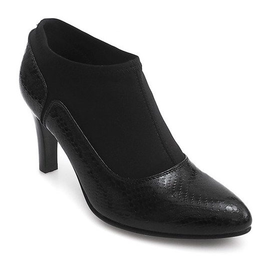 Bottes élégantes sur un poteau 8367-2A Noir le noir