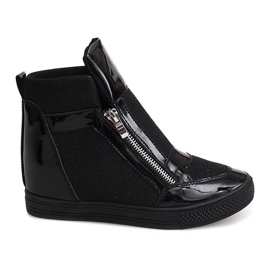 Baskets Compensées TL020-1 Noir le noir