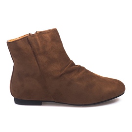 Bottines Daim Bottines Chelsea 7-121 Camel brun