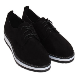 Mocassins femme noirs C-7225 Noir le noir