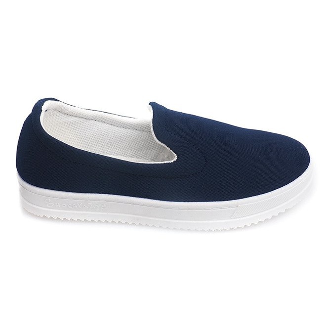 Baskets Slip On M011 Bleu Marine