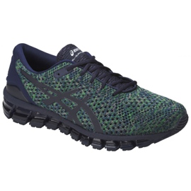 Chaussures de course Asics Gel-Quantum 360 Knit 2 M T840N-5884 bleu marine