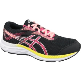 Chaussures de course Asics Gel-Excite 6 Gs Jr 1014A079-002 noir rose