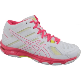 Chaussures de volley-ball Asics Gel-Beyond 5 Mt W B650N-100 multicolore blanc