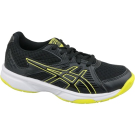 Asics Upcourt 3 Gs Jr 1074A005-003 chaussures de volley-ball noir noir