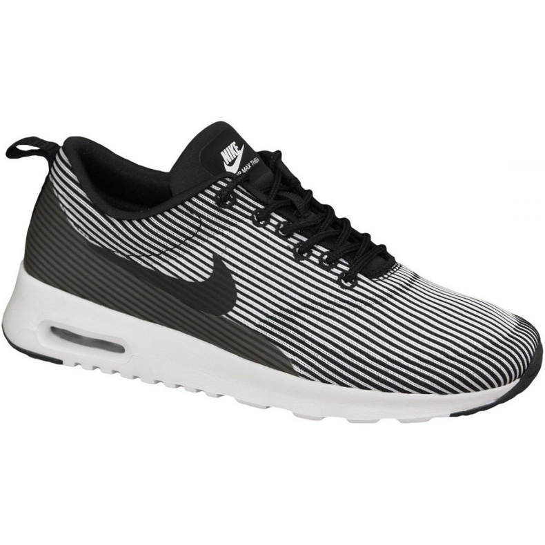 Nike Air Max Thea Jacquard W 718646-003 chaussures blanche le noir Nike Air Max Thea Jacquard W 718646-003 chaussures blanche le noir