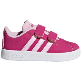Adidas Vl Court 2.0 Cmf Jr F36406 chaussures rose