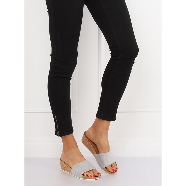 Chaussons compensés Gris G233 Grey - Ii Gat