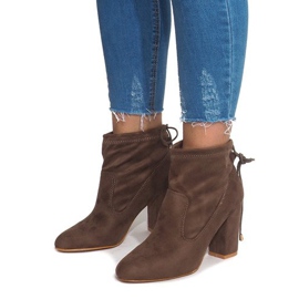 Bottines En Daim Sur Un Poteau 88-45 Kaki multicolore vert