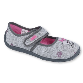 Chaussures pour enfants Befado 945Y368 rose gris