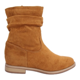 Bottes sur un coin de miel caché NC838 Camel brun