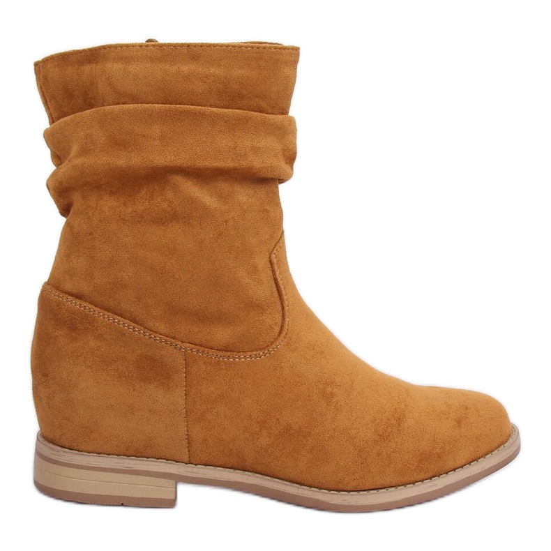 Bottes sur un coin de miel caché NC838 Camel brun