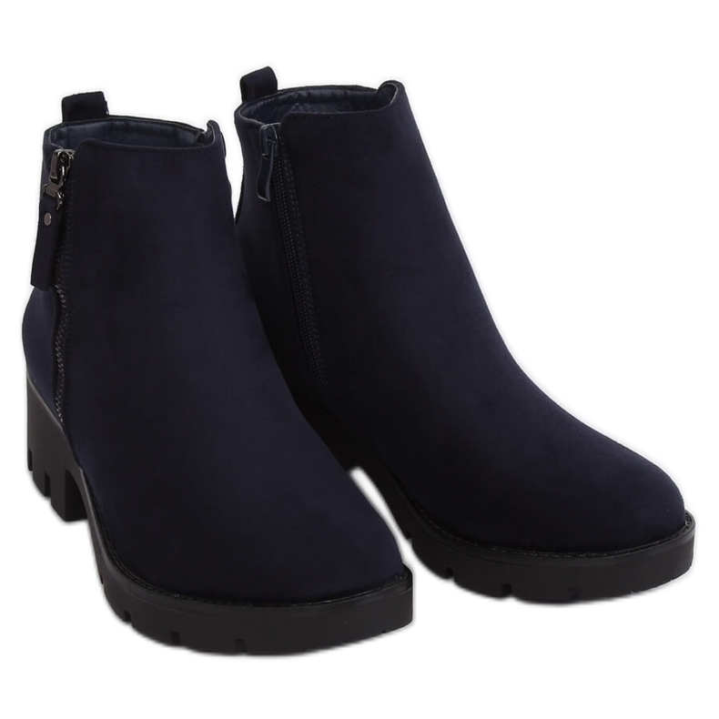 NC832 Bottines Jodhpur bleu marine