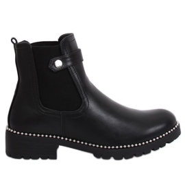 Bottines noires pour femmes Bottines Jodhpur NC886 Noir le noir