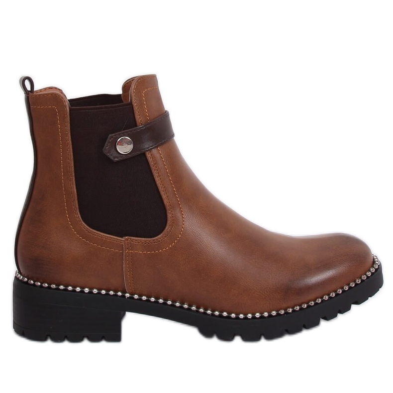 Bottines Marron pour femme Bottines Jodhpur marron NC886 Camel brun